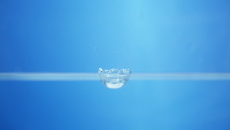 intriguing slow-motion imagery of blue waves, representing the essence of clean and refreshing drinking water.