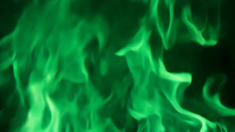 green fire abstract