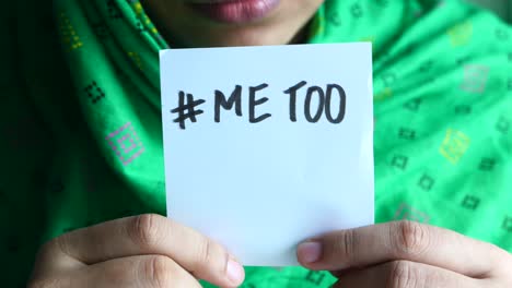 la conciencia del movimiento #metoo