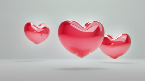 red balloon hearts