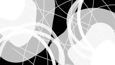 diseño abstracto en blanco y negro