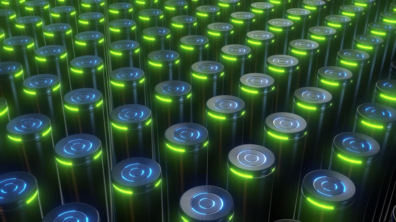 Futuristic Battery Array