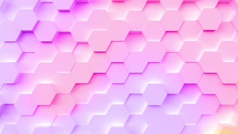 tecnología de movimiento de fondo de patrón hexagonal