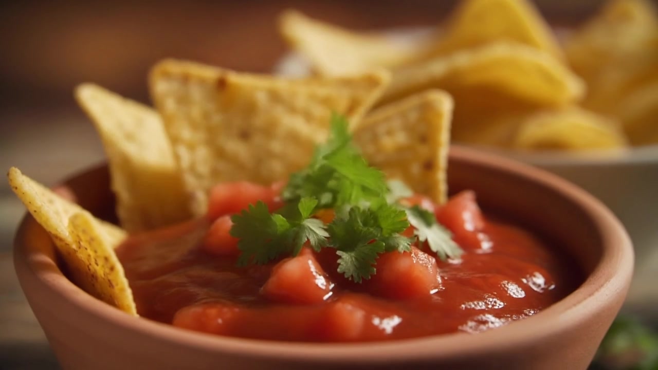 Nacho Intinto nella Salsa di Pomodoro Fresca