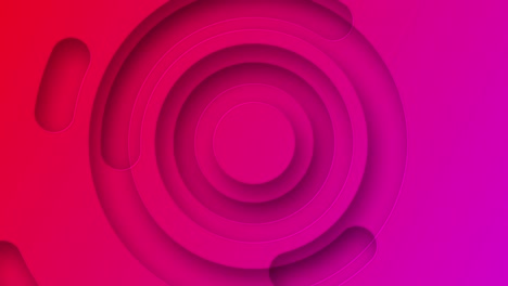 círculo de gradiente abstracto fondo rojo rosado
