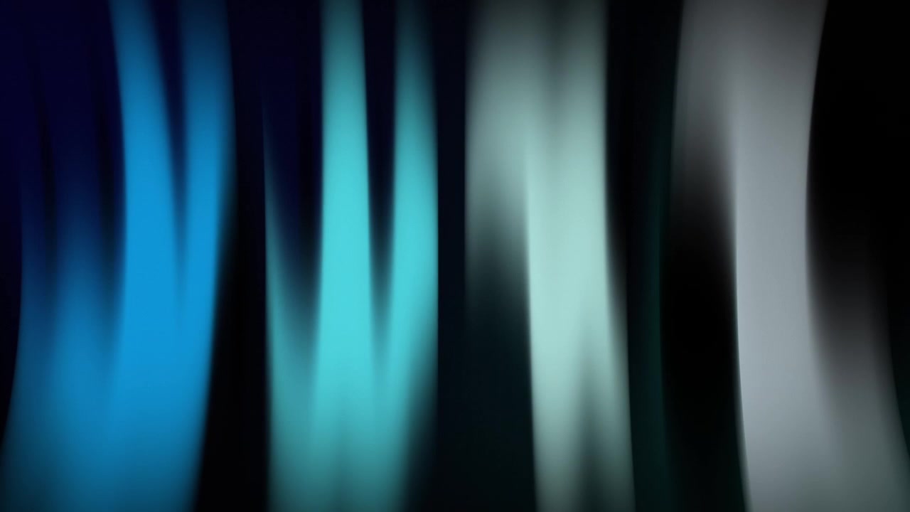 Abstract Flowing Blue and Turquoise Light Streaks Background