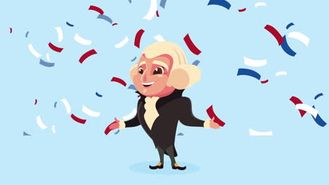 george washington cartoon illustration