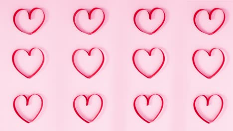 el día de san valentín los corazones de amor dejan de moverse animación
