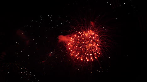 colorful fireworks display in the night sky