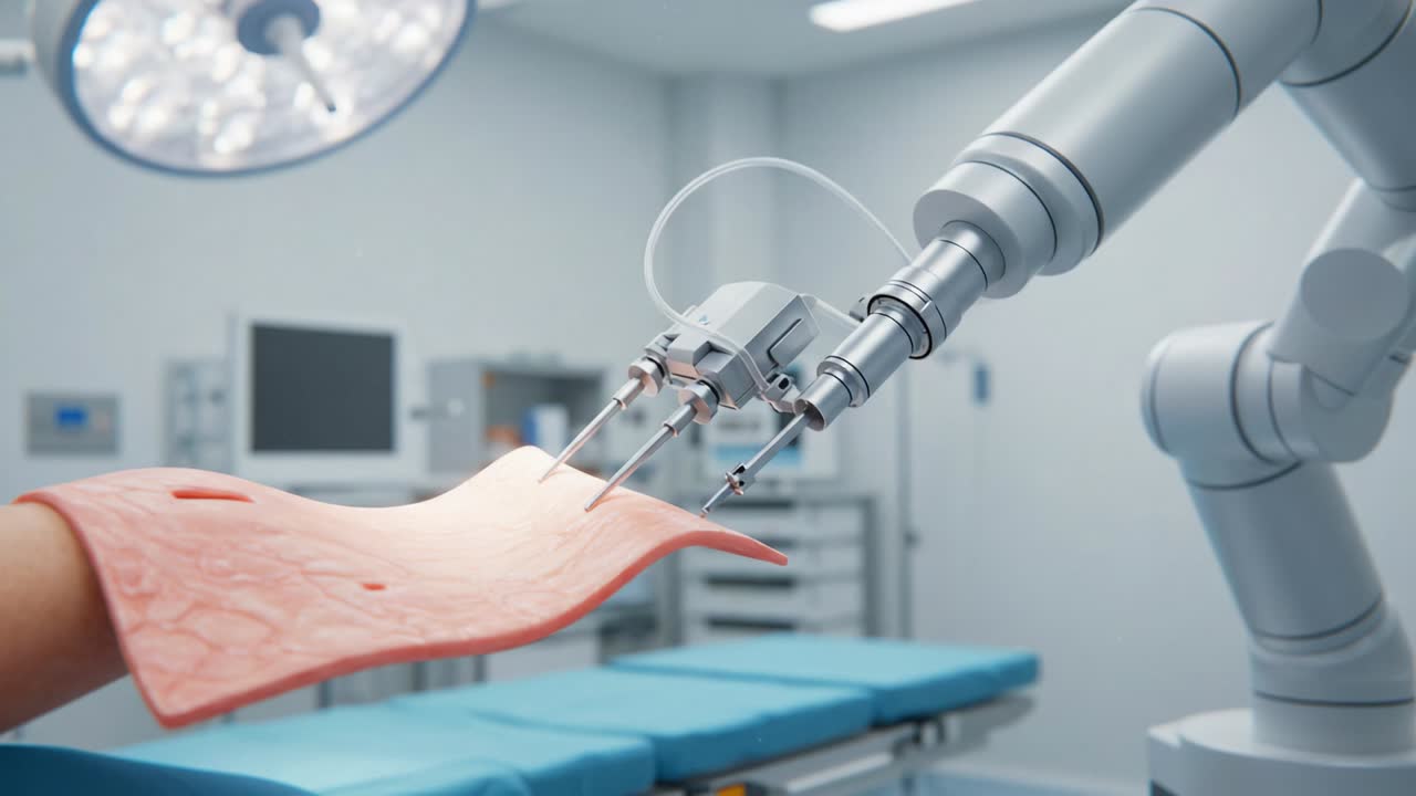 A State-of-the-Art Surgical Robot Performing Precise Procedures on Advanced Simulation Technology for Medical Training and Research in a Clinical Environment