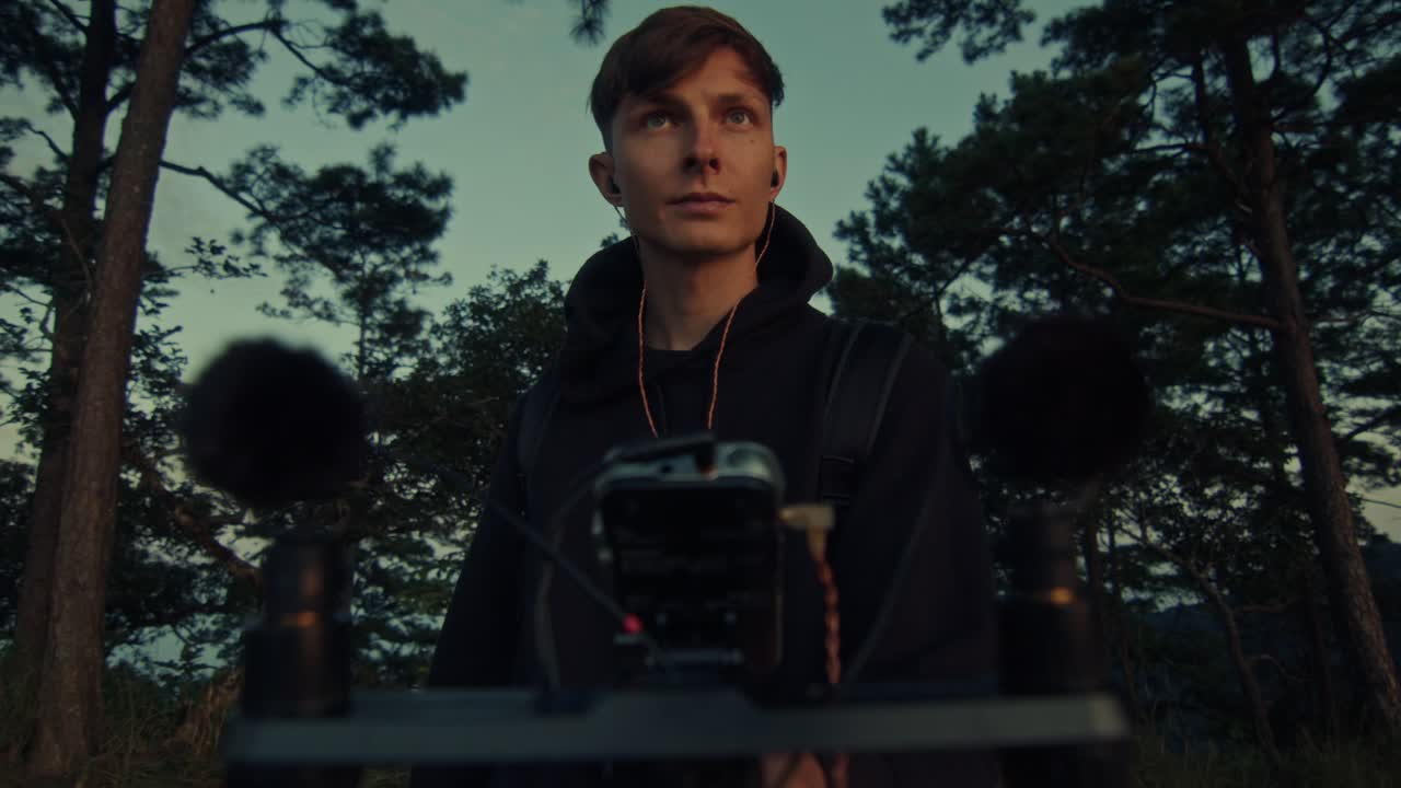 Sound Recording in a Forest