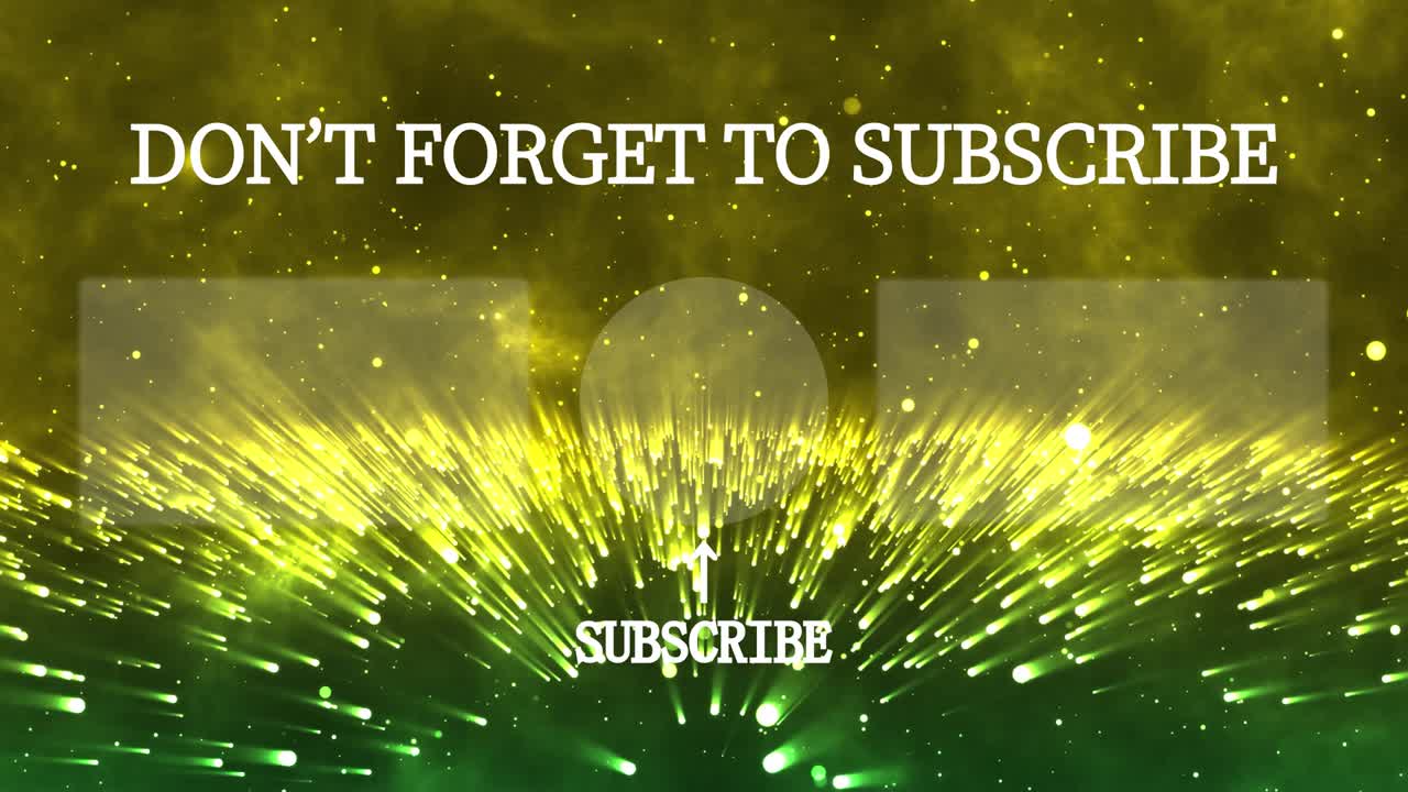 환상적인 라이트 엔드 카드 엔딩 스크린 모션 그래픽