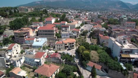 vista aérea da cidade velha de patras