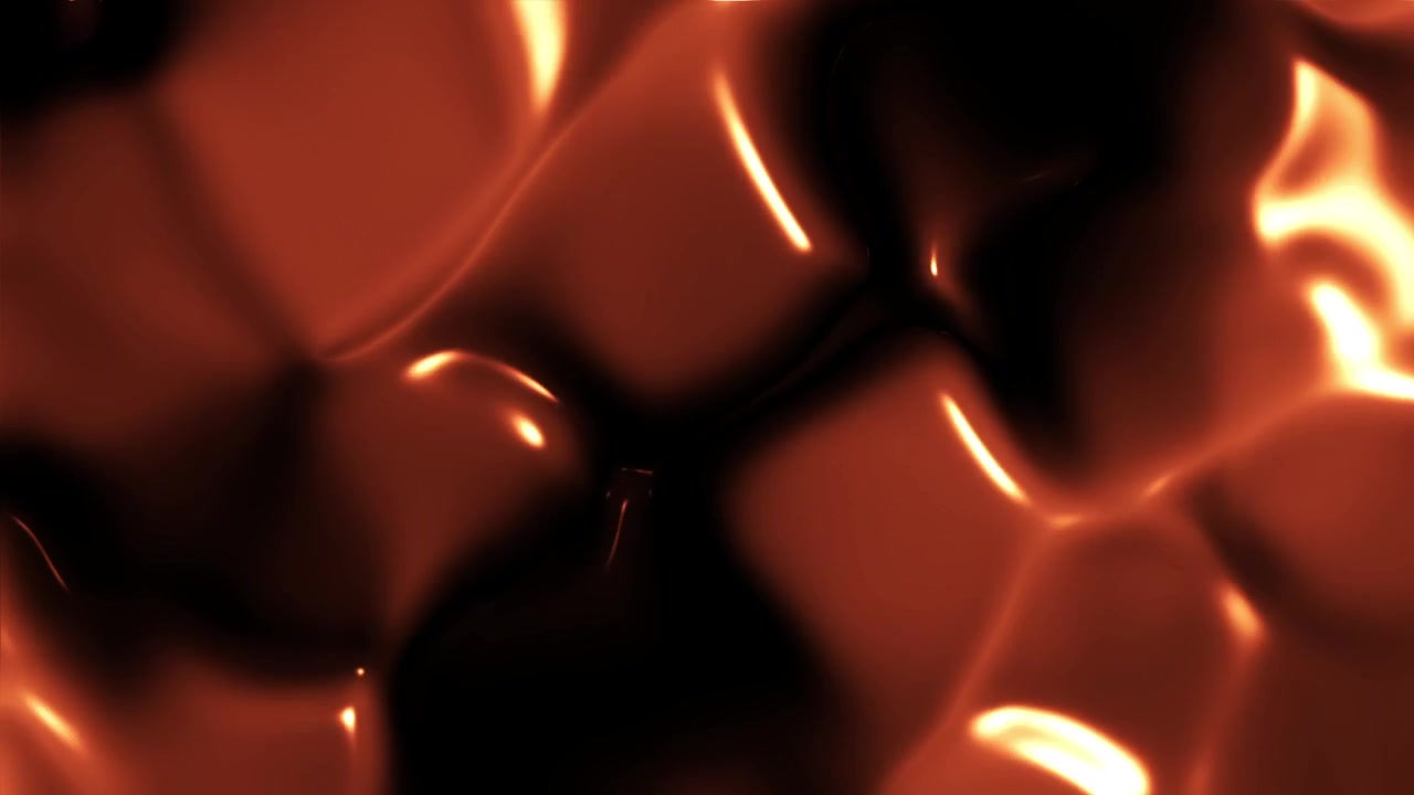 Superficie di liquido fuso dinamica con punti luce luminosi