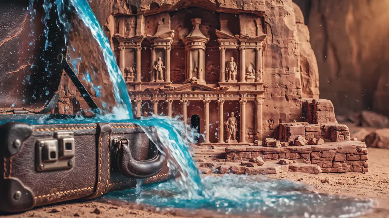 Petra's Hidden Waterfall: An Adventure in Ancient Jordan