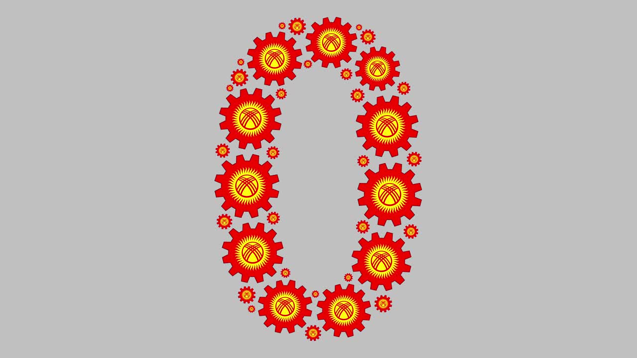 número cero kirguís