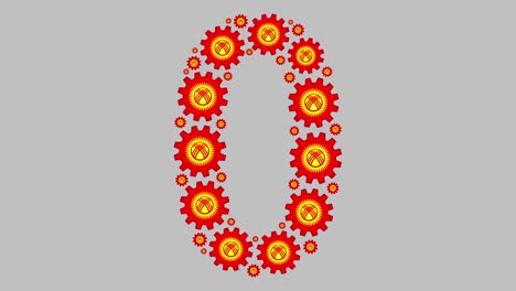 número cero kirguís