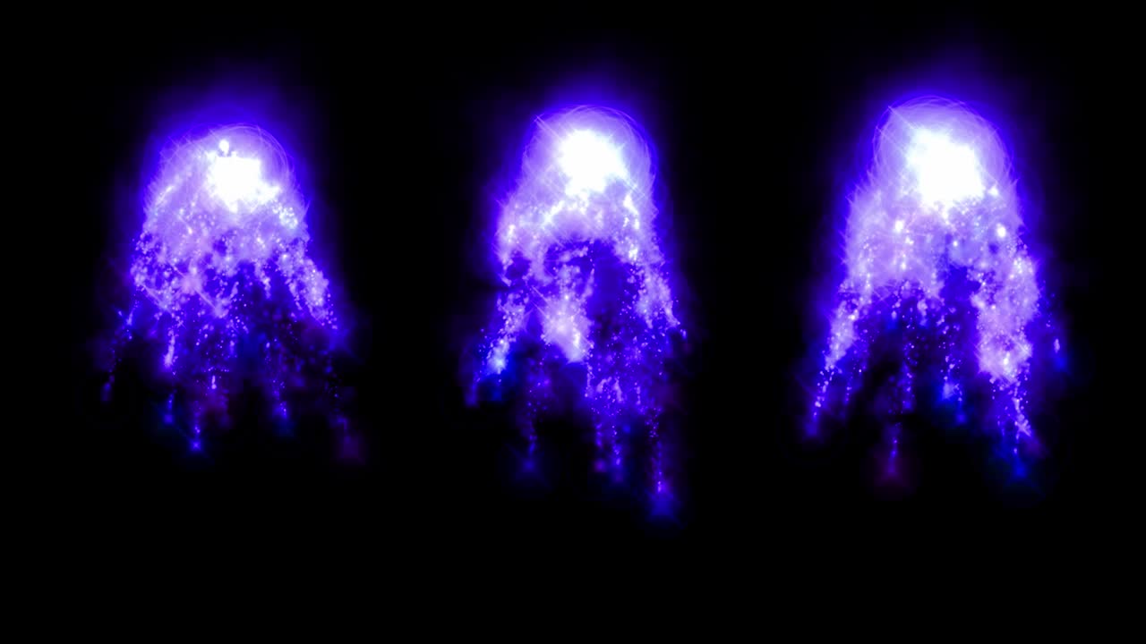 chispas de fuego partículas de color animación gráficos de movimiento