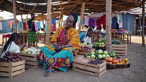 african market scene