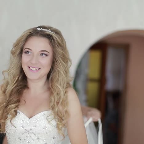 preparing bride for the wedding day