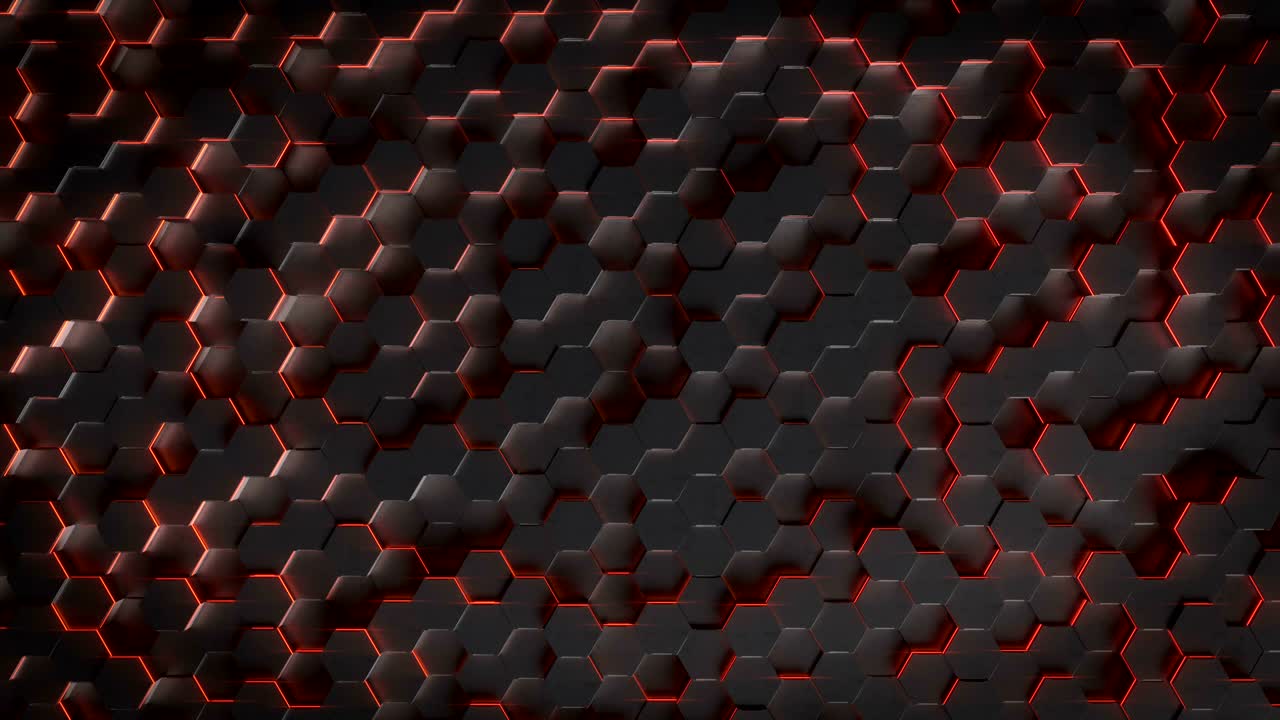 Scifi Hexagonal Looping Background Seamless