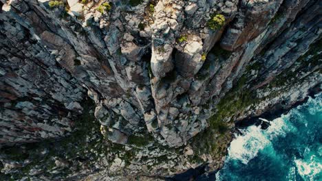 cape hauy drone view in tasmania, australia 11