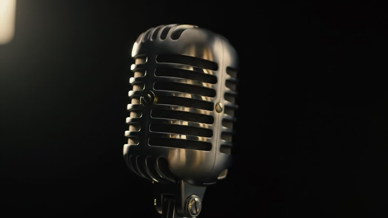 micrófono de época