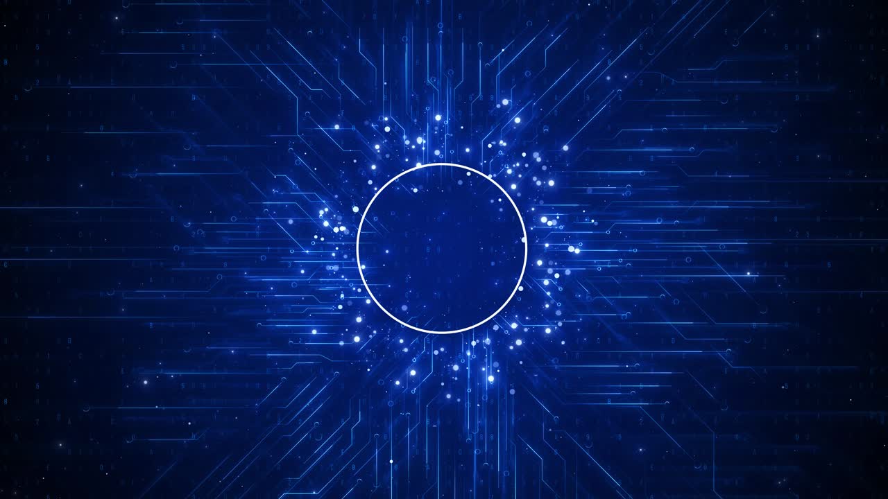 Machine learning big data network connection background science artificial intelligence technology