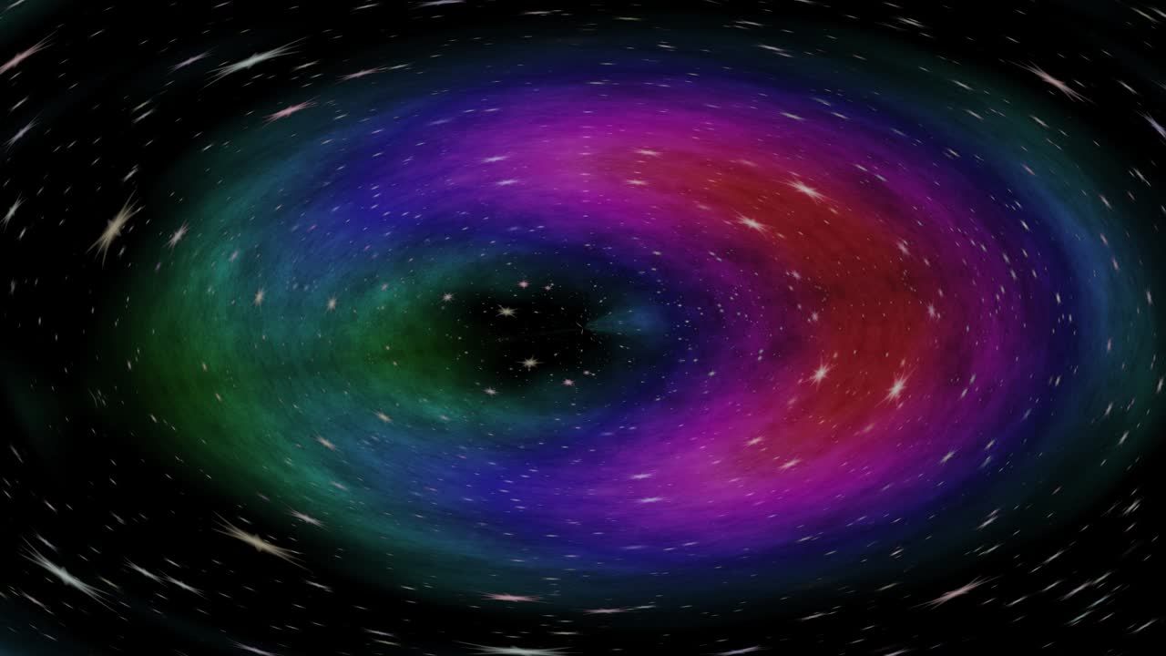 patrones y formas giratorias abstractas de ciencia ficción o fantasía