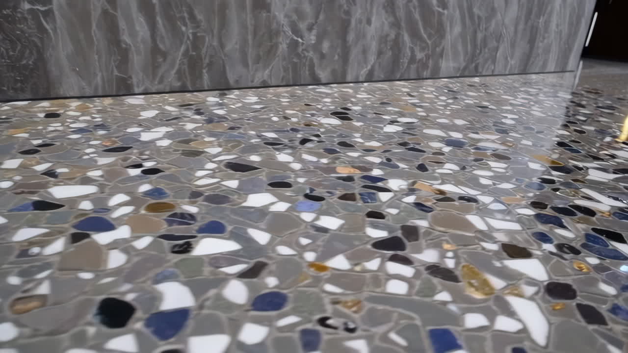 Modern Mosaic Concrete Floor