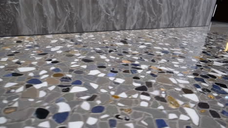 modern mosaic concrete floor