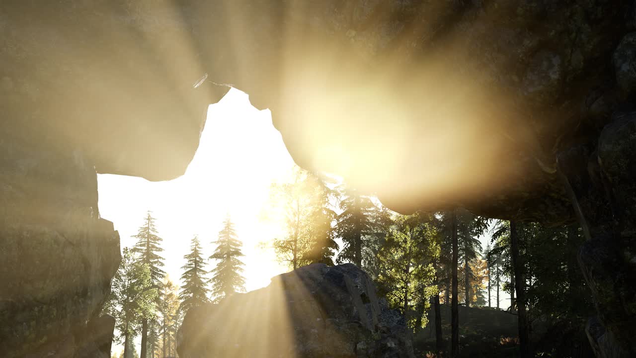 산 속 의 바위 로운 도로