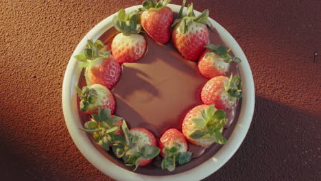 strawberries in chocolate