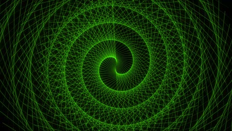 patrón de forma de punto de color verde animación gráficos de movimiento