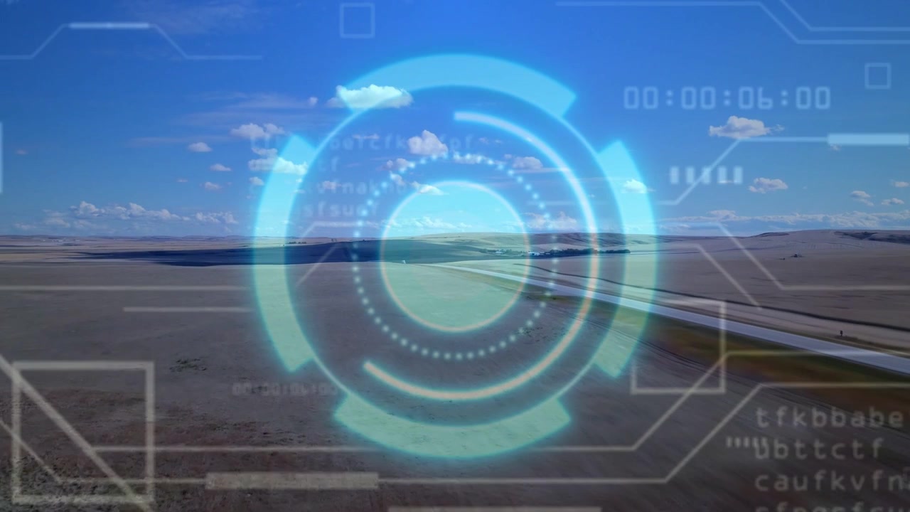 Timer starting, blue HUD spinning, markers moving while camera nearing road, showing navigation