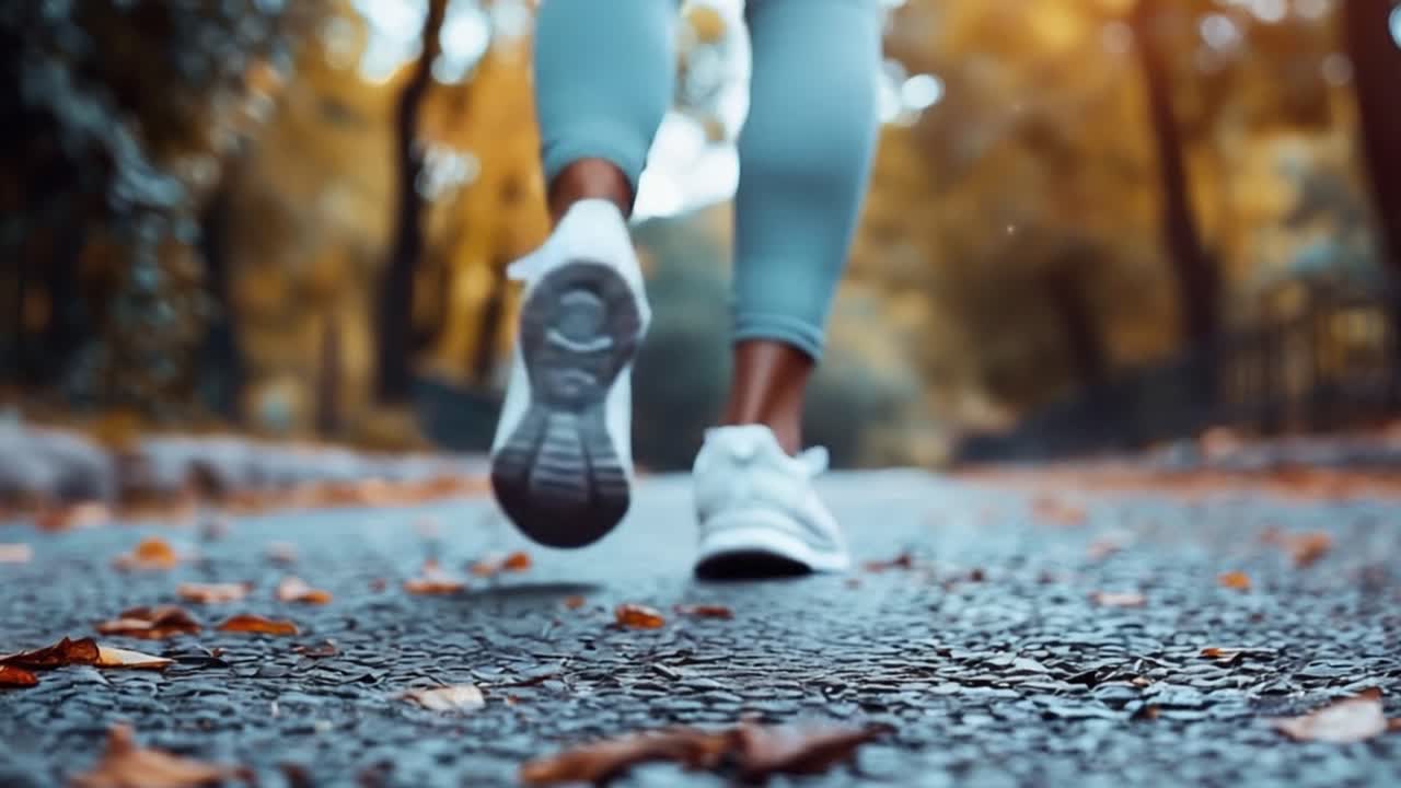 Correr en el otoño