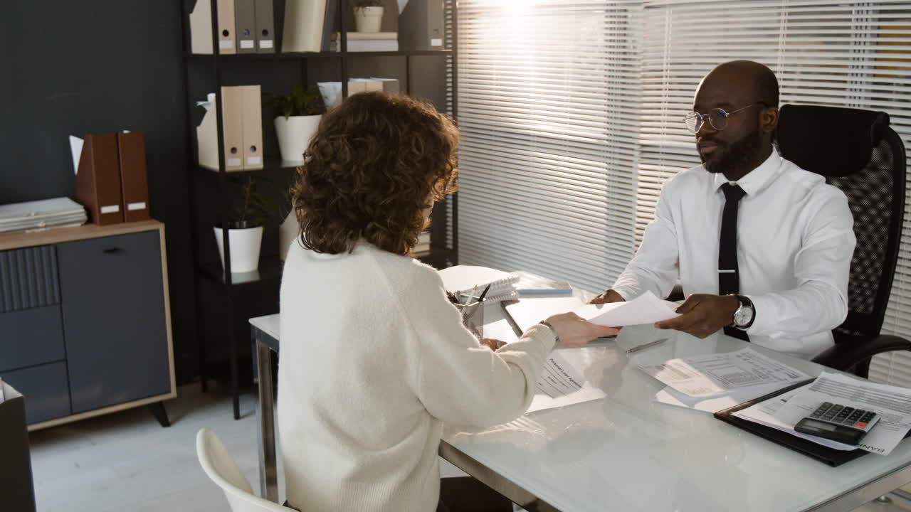 Business Meeting and Contract Signing