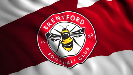 brentford football club flag