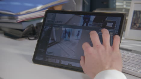 surveillance system on tablet