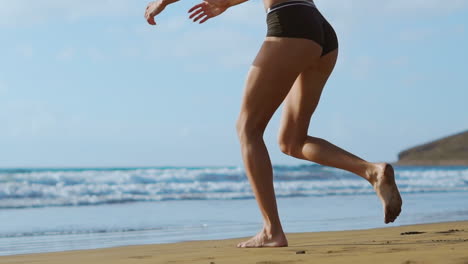 fitness woman doing lunges exercises for glute and leg muscle workout training core muscles, balance, cardio and stability. active girl doing front forward one leg step lunge exercise