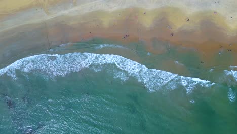 la playa de rushikonda vista aérea de visakhapatnam