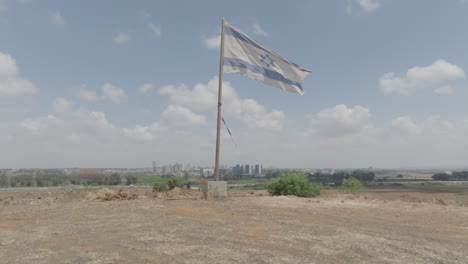 bandera israelí con la estrella de david