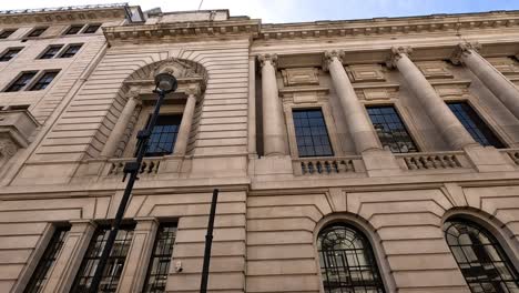 detailed view of historic building facade