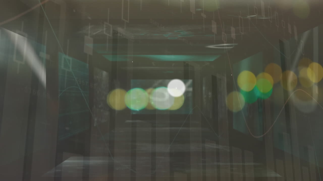 데이터 프로세싱을 통한 연결 네트워크의 애니메이션