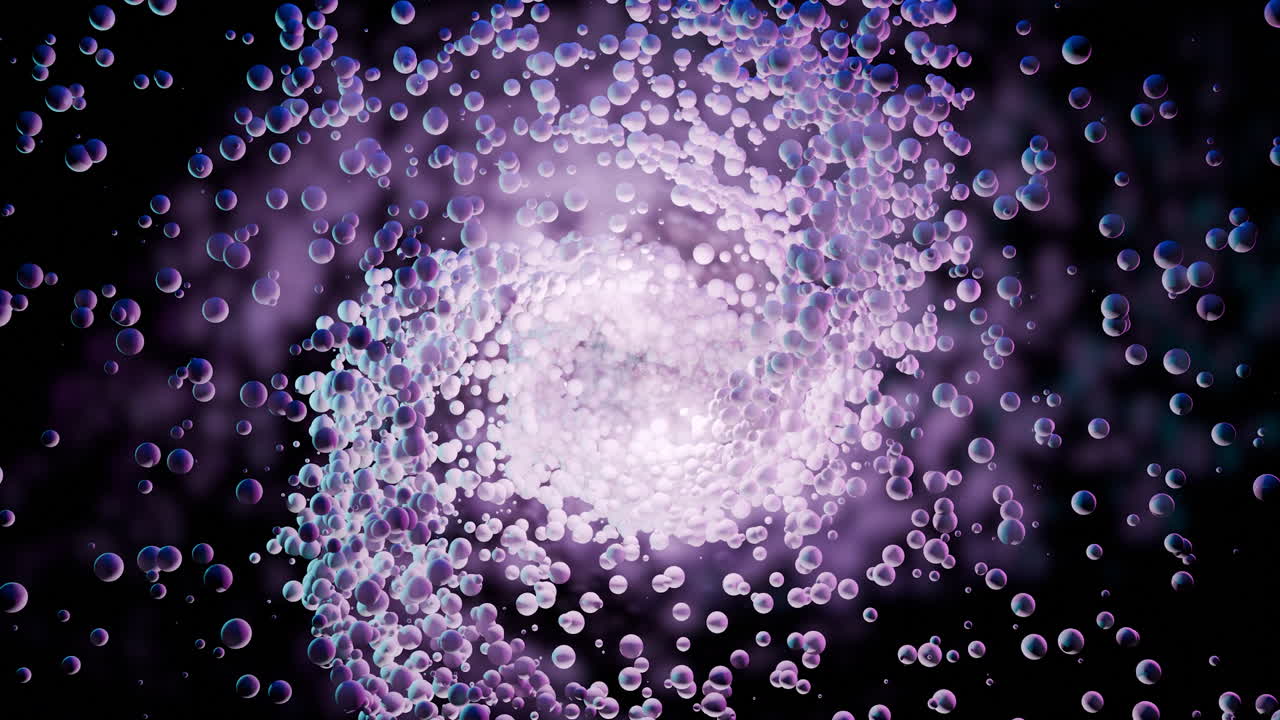 추상적인 반이는 구체 폭발