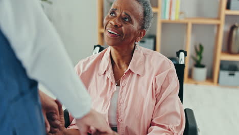 Senior-care,-old-woman-in-wheelchair