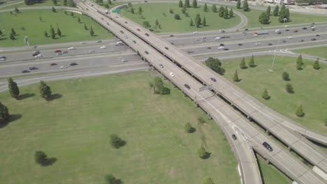 a view from above of the transportation system