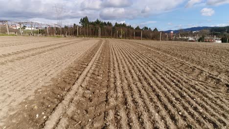 tierra seca campo agrícola tierra seca