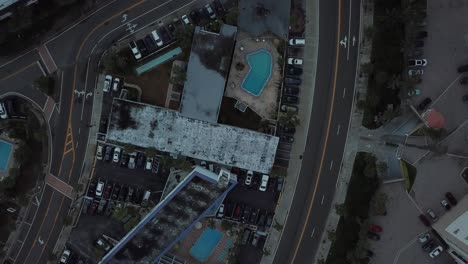 clearwater, florida, parking lots, streets, swimming pool, overhead