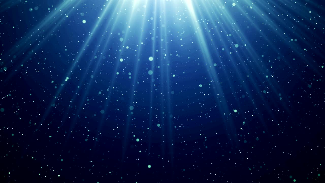 먼지 입자가 날아다니는 마법의 빛 비디오 배경